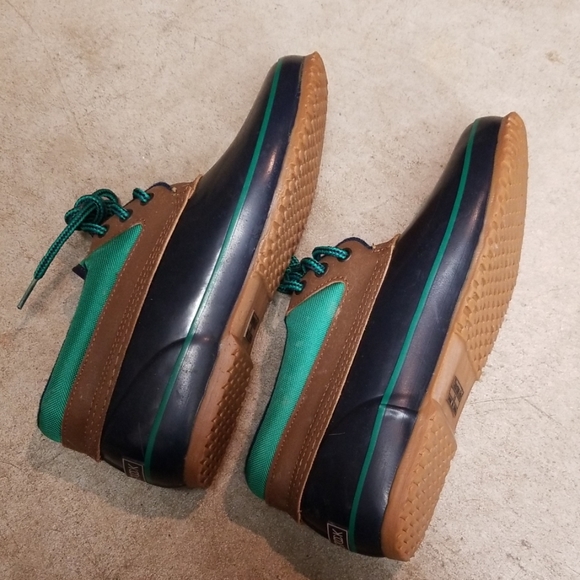 WOODSTOCK Sorority Rain Duck Boots Teal Blue EUC - Picture 4 of 7